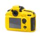 Soft camera case EasyCover custodia morbida in silicone protezione per Nikon D810 Giallo