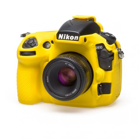 Soft camera case EasyCover custodia morbida in silicone protezione per Nikon D810 Giallo