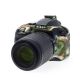 Custodia morbida protezione in silicone EasyCover soft case per Nikon D3300 D3400 Camouflage