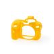 EasyCover camera case custodia protezione morbida in silicone per Nikon D5300 Giallo