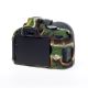 EasyCover camera case protezione custodia in silicone morbido per Nikon D5300 Camouflage