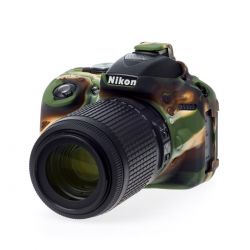 EasyCover camera case protezione custodia in silicone morbido per Nikon D5300 Camouflage