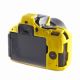 Protezione EasyCover soft case custodia in silicone morbido per Nikon D5500 D5600 Giallo