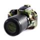 Protezione custodia EasyCover soft case in silicone morbido per Nikon D5500 D5600 Camouflage