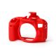 Custodia protettiva camera case EasyCover in silicone morbido per Canon 800D Rosso