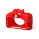 Custodia protettiva camera case EasyCover in silicone morbido per Canon 800D Rosso