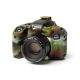 Custodia protettiva camera case EasyCover in morbido silicone per Canon 800D Camouflage