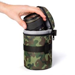 Custodia protettiva per obiettivo EasyCover borsa lens bag dimensioni 110x230mm camouflage