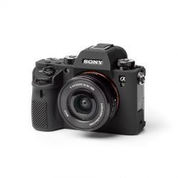 EasyCover custodia morbida protezione in silicone camera case per Sony A9 Nero