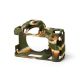 Protezione in silicone EasyCover custodia morbida camera case per Sony A9 Camouflage