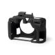 Custodia soft protezione in silicone EasyCover camera case morbido per Nikon D7500 Nero