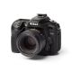 Custodia soft protezione in silicone EasyCover camera case morbido per Nikon D7500 Nero