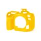 Custodia protettiva soft in silicone EasyCover camera case morbido per Nikon D7500 Giallo