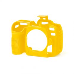 Custodia protettiva soft in silicone EasyCover camera case morbido per Nikon D7500 Giallo