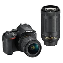 Fotocamera Nikon D5600 Kit AF-P 18-55mm + AF-P 70-300mm