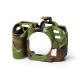 EasyCover custodia protettiva soft in silicone camera case morbido per Nikon D7500 Camouflage