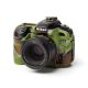 EasyCover custodia protettiva soft in silicone camera case morbido per Nikon D7500 Camouflage