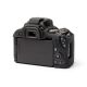 Custodia protezione EasyCover camera case morbido in silicone per Canon 200D Nero