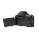 Custodia protezione EasyCover camera case morbido in silicone per Canon 200D Nero