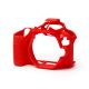 Camera case morbido EasyCover custodia protezione in silicone per Canon 200D Rosso