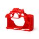 Camera case morbido EasyCover custodia protezione in silicone per Canon 200D Rosso