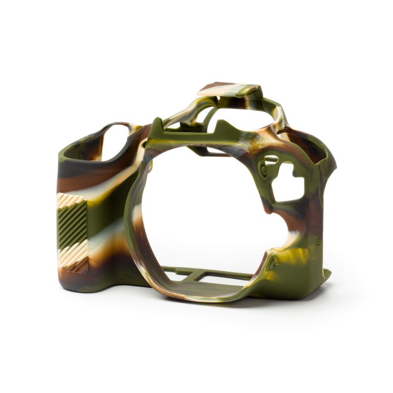 Custodia In Silicio Morbido Per Canon M50 Aggiornata - Cover Protettiva Antiurto Con Simboli Tasti In Tedesco - Colore Nero