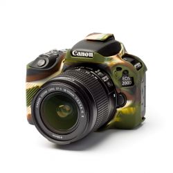 EasyCover camera case morbido custodia protezione in silicone per Canon 200D Camouflage