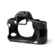 Custodia soft in silicone morbido EasyCover camera case per Canon 6D Mark II Nero