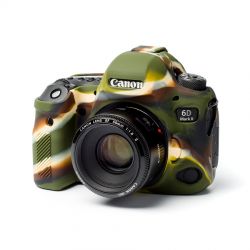 Camera case in silicone EasyCover custodia protettiva morbida per Canon 6D Mark II Camouflage