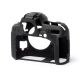 Custodia protezione soft in silicone morbido EasyCover camera case per Nikon D850 Nero