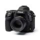 Custodia protezione soft in silicone morbido EasyCover camera case per Nikon D850 Nero