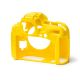 Protezione custodia soft EasyCover in silicone morbido camera case per Nikon D850 Giallo
