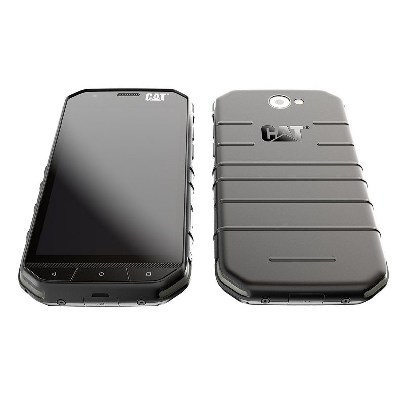 Set Custodia Marsupio Per Cat S41 Dual-SIM Con Cuffie Incluse - Fondina Da Cintura Resistente - Colore Nero