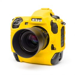 EasyCover case custodia protettiva in silicone per Nikon D5 Giallo