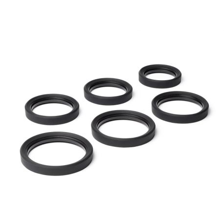 Anello paraurti in silicone EasyCover lens rim protettivo per obiettivo 77mm nero