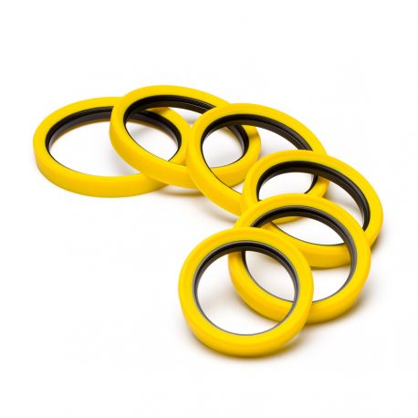 EasyCover anello paraurti per obiettivo in silicone lens rim protettivo 52mm giallo