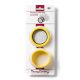 EasyCover anello paraurti per obiettivo in silicone lens rim protettivo 52mm giallo
