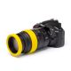EasyCover anello paraurti in silicone per obiettivo lens rim protettivo 72mm giallo