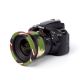 Lens rim EasyCover anello paraurti protettivo in silicone per obiettivo 72mm camouflage