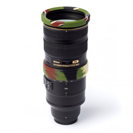 EasyCover lens rim per obiettivo anello paraurti protettivo in silicone 77mm camouflage