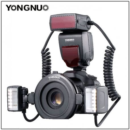 YONGNUO YN-24EX TTL dual flash macro con anello per CANON
