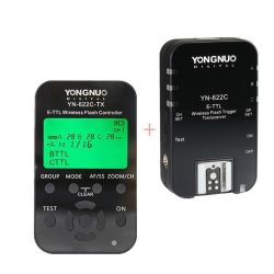 Yongnuo YN622C-KIT per Canon trasmettitore e ricevitore TTL Trigger Flash Wireless con controller