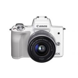 Fotocamera Mirrorless Canon EOS M50 Kit 15-45mm IS STM Bianco