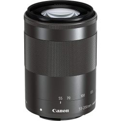 Obiettivo Canon EF-M 55-200mm f/4.5-6.3 IS STM Nero (bulk) per EOS M
