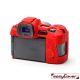 EasyCover custodia protettiva in silicone camera case per Canon EOS R rosso