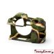 EasyCover custodia protettiva in silicone camera case per Canon EOS R camouflage