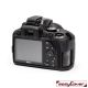 EasyCover custodia protettiva in silicone camera case per Nikon D3500 nero