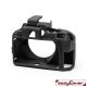 EasyCover custodia protettiva in silicone camera case per Nikon D3500 nero
