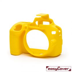 EasyCover custodia protettiva in silicone camera case per Nikon D3500 giallo