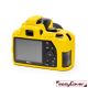 EasyCover custodia protettiva in silicone camera case per Nikon D3500 giallo